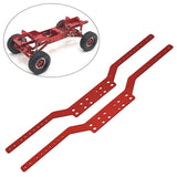 Maxbell 2x Aluminium Chassis Frame Rails for MN168 MN78 1/12 Scale RC Model Car Part Red