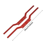 Maxbell 2x Aluminium Chassis Frame Rails for MN168 MN78 1/12 Scale RC Model Car Part Red