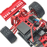 Maxbell Aluminium Rear Gearbox Cover Replaces for H6V3 M162 M163 1/16 RC Crawler Car Red