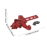Maxbell Aluminium Rear Gearbox Cover Replaces for H6V3 M162 M163 1/16 RC Crawler Car Red