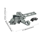 Maxbell Aluminium Rear Gearbox Cover Replaces for H6V3 M162 M163 1/16 RC Crawler Car Gray