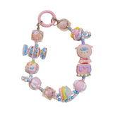 Maxbell Bag Pendant Doll Accessories Phone Charm with Beads for Kids Adults Children Style A