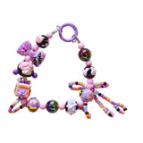 Maxbell Bag Pendant Doll Accessories Phone Charm with Beads for Kids Adults Children Style D