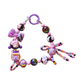 Maxbell Bag Pendant Doll Accessories Phone Charm with Beads for Kids Adults Children Style D