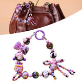 Maxbell Bag Pendant Doll Accessories Phone Charm with Beads for Kids Adults Children Style D