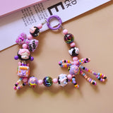 Maxbell Bag Pendant Doll Accessories Phone Charm with Beads for Kids Adults Children Style D