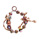 Maxbell Bag Pendant Doll Accessories Phone Charm with Beads for Kids Adults Children Style E