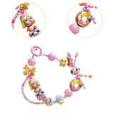 Maxbell Bag Pendant Doll Accessories Phone Charm with Beads for Kids Adults Children Style F