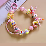 Maxbell Bag Pendant Doll Accessories Phone Charm with Beads for Kids Adults Children Style F