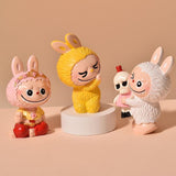 Maxbell Labubu Action Figure Resin Unique Random Design Box Toy Children Girls Teens