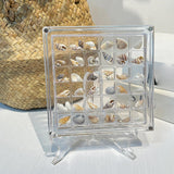 Maxbell Acrylic Jewelry Storage Box with Hold Stand 36 Grids for Jewelry Women Girls