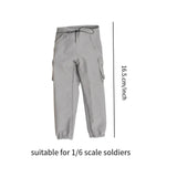 Maxbell 1:6 Scale Miniature Pant Miniature Costume for 12inch Dolls Figure Accessory