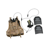 Maxbell 1/6 Outerwear Vest Communication Device for 12'' Male Dolls Figure Accessory