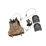 Maxbell 1/6 Outerwear Vest Communication Device for 12'' Male Dolls Figure Accessory