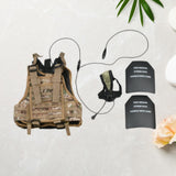 Maxbell 1/6 Outerwear Vest Communication Device for 12'' Male Dolls Figure Accessory
