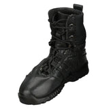 Maxbell 1:6 Scale Shoes 5cm PU Leather Boots for 12 inch Male Action Figures (Black)