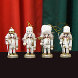 Maxbell 4 Pieces Hanging Xmas Figures Puppet  Gifts Toy for Kids Gifts Party