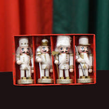 Maxbell 4 Pieces Hanging Xmas Figures Puppet  Gifts Toy for Kids Gifts Party