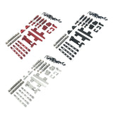 Maxbell RC Car Upgrade Spare Kits Sturdy Metal for 1/12 MN82 LC79 RC Vehicles RC Car red
