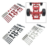 Maxbell RC Car Upgrade Spare Kits Sturdy Metal for 1/12 MN82 LC79 RC Vehicles RC Car red