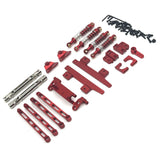 Maxbell RC Car Upgrade Spare Kits Sturdy Metal for 1/12 MN82 LC79 RC Vehicles RC Car red