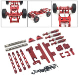 Maxbell RC Car Upgrade Spare Kits Sturdy Metal for 1/12 MN82 LC79 RC Vehicles RC Car red
