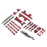 Maxbell RC Car Upgrade Spare Kits Sturdy Metal for 1/12 MN82 LC79 RC Vehicles RC Car red