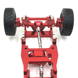 Maxbell RC Car Upgrade Spare Kits Sturdy Metal for 1/12 MN82 LC79 RC Vehicles RC Car red