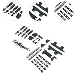 Maxbell RC Car Upgrade Spare Kits Sturdy Metal for 1/12 MN82 LC79 RC Vehicles RC Car black