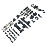 Maxbell RC Car Upgrade Spare Kits Sturdy Metal for 1/12 MN82 LC79 RC Vehicles RC Car black