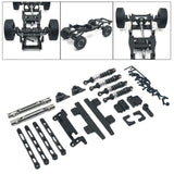 Maxbell RC Car Upgrade Spare Kits Sturdy Metal for 1/12 MN82 LC79 RC Vehicles RC Car black
