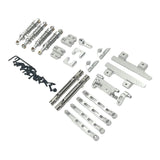 Maxbell RC Car Upgrade Spare Kits Sturdy Metal for 1/12 MN82 LC79 RC Vehicles RC Car argent