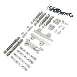 Maxbell RC Car Upgrade Spare Kits Sturdy Metal for 1/12 MN82 LC79 RC Vehicles RC Car argent