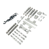 Maxbell RC Car Upgrade Spare Kits Sturdy Metal for 1/12 MN82 LC79 RC Vehicles RC Car argent