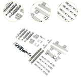 Maxbell RC Car Upgrade Spare Kits Sturdy Metal for 1/12 MN82 LC79 RC Vehicles RC Car argent