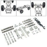 Maxbell RC Car Upgrade Spare Kits Sturdy Metal for 1/12 MN82 LC79 RC Vehicles RC Car argent