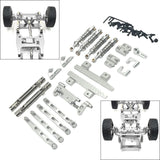 Maxbell RC Car Upgrade Spare Kits Sturdy Metal for 1/12 MN82 LC79 RC Vehicles RC Car argent
