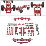Maxbell RC Car Upgrade Spare Kits Replace RC Upgrade for 1/12 MN82 LC79 RC Hobby Car red
