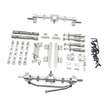 Maxbell RC Car Upgrade Spare Kits Replace RC Upgrade for 1/12 MN82 LC79 RC Hobby Car argent