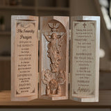 Maxbell Statue of Jesus Decoration Openable Religious for Bookshelf Living Room Home