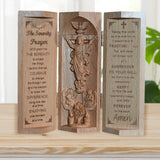 Maxbell Statue of Jesus Decoration Openable Religious for Bookshelf Living Room Home