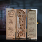 Maxbell Statue of Jesus Decoration Openable Religious for Bookshelf Living Room Home