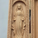 Maxbell Triptych Statue Ornament Religious Figure Sculpture for Bedroom Outdoor Home