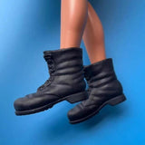 Maxbell 1:6 Scale Miniature Hollow Boot Lace up Boot for 12inch Male Figures Costume