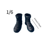 Maxbell 1:6 Scale Miniature Hollow Boot Lace up Boot for 12inch Male Figures Costume