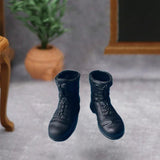 Maxbell 1:6 Scale Miniature Hollow Boot Lace up Boot for 12inch Male Figures Costume
