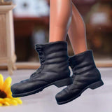 Maxbell 1:6 Scale Miniature Hollow Boot Lace up Boot for 12inch Male Figures Costume