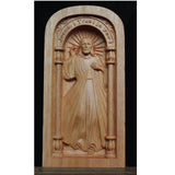 Maxbell Wood Carving Ornaments Catholic Relics Gift Crafts for Bedroom Table Desktop