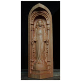 Maxbell Wood Carving Ornaments Catholic Relics Gift Crafts for Bedroom Table Desktop
