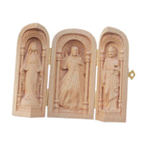 Maxbell Wood Carving Ornaments Catholic Relics Sculpture for Home Living Room Office